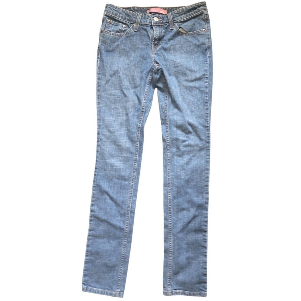 Levi's 518 Superlow Skinny Jeans - Light Blue - 7 Long